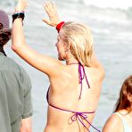 Third pic of Julianne Hough sexy in bikini on the beach