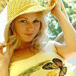 Third pic of FilthyNubiles.com's gallery :: big titted blonde with native hat expose her yummy assets