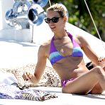 Third pic of Karolina Kurkova in bikini on a yacht candids in Cannes