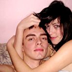 Second pic of Beautiful amateur couple making love. Cheerful and so cute..