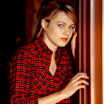 First pic of Shirley Tate Sexy Plaid Shirt