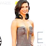 First pic of Morena Baccarin sexy cleavage in night dress