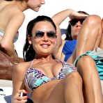 Fourth pic of Busty Nicole Minetti shows deep cleavage in bikini