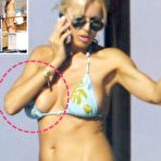Third pic of Rita Rusic in bikini and topless on the yacht