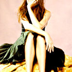 Fourth pic of Saffron Burrows non nude posing scans from mags