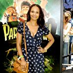 Second pic of Samantha Mumba legs and cleavage at premiere