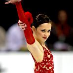 Second pic of Figure skater Sasha Cohen looking sexy on the ice
