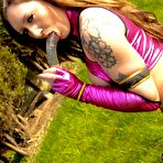 Fourth pic of PinkFineArt | Jessica Lo Evil Clone from Cosplay Babes
