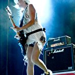 Third pic of The Ting Tings performs in shrt dresses at V festival