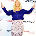 Fourth pic of Christina Aguilera at HopeLine From Verizon event