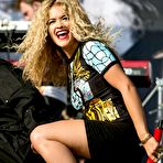 First pic of Rita Ora performs at Yahoo Wireless Festival