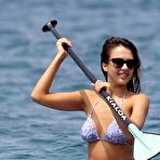 Fourth pic of Jessica Alba surfing in bikini in Hawaii
