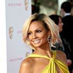 Third pic of Alesha Dixon sexy in tight yellow dress