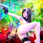 Fourth pic of PinkFineArt | Kristina Walker color war from Action Girls