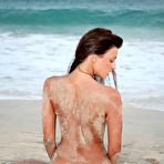 Fourth pic of Melena A Hot Beach Brunette