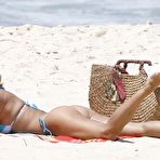 First pic of Flavia Alessandra sexy in bikini on the beach