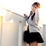 First pic of Ami Ishihara, Hook Up With Horny Schoolgirl, 石原あみ, 出会い系で知り合った地味な眼鏡っ娘がエロかった