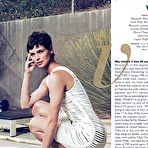 Fourth pic of Morena Baccarin sexy posing scans from mags