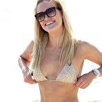 Third pic of Peta Murgatroyd caught in bikini on the beach in Malibu
