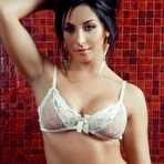 First pic of Cute brunette Loly Cavalli under the shower