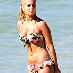 Third pic of Tulisa Contostavlos sexy in bikini filming her music video in Hawaii