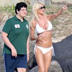 Second pic of Victoria Silvstedt caught in bikini on the beach in St Barths