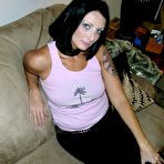 First pic of Tattoo Goth Amateur Girl Gets Naked For The First Time On Camera 