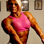 First pic of PinkFineArt | Lisa Cross in Naked Power from Female Muscle Network