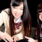 First pic of Kanon Aoyama and Neko Aino 愛乃ねこ- Tekoki Japan presents Japanese AV Idols and amateur girls handjob fetish photos and videos 無修正手コキギャラリー
