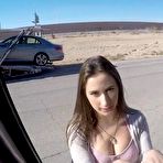 First pic of Fucking A Beautiful Hitchhiker Brunette In His Van - aTeenPorn.net