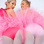 First pic of Two sexy ballet dancers Natalia Rossi and Ally Kay get fucked in extreme positions