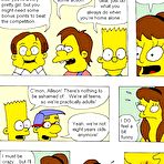 Second pic of Simpsons fucking at school. Porn comix
