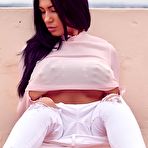 Fourth pic of Jessie Boulevard in Ripped White Jeans