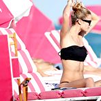 Second pic of Kate Bock in black bikini on a beach
