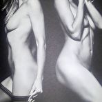 Second pic of Heidi Klum naked black-and-white photos