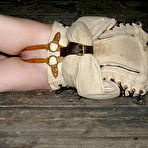 Third pic of SexPreviews - Bronte brunette submissive is rope bound in dungeon and toyed to orgasms