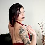 Second pic of Foxxy Suicide Takes off her Red Dress