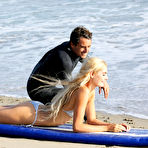 First pic of Kendall Rae fucks her surfing instructor on the beach