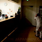 Fourth pic of   Amazing nurse, Mika Kojima is masturbating for her patient | JapanHDV