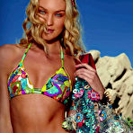 Fourth pic of Candice Swanepoel posing in sexy bikinies for Catalogue