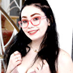 First pic of Leena Lux with Red Glasses