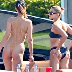 Second pic of Bella Hadid Spreads Her Ass Cheeks In A Thong