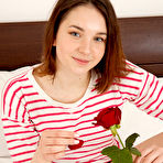 First pic of This teen loves to make her solo adventures romantic with flowers and the proper setting that helps her ease into masturbation. gallery