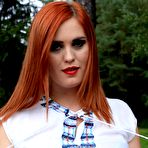 Third pic of Alexsis Faye Thick Redhead Wild In Nature - Curvy Erotic
