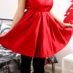 First pic of Charley Springer Silky Red Dress Only Tease - Curvy Erotic