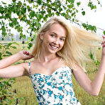 Third pic of Hottest Extremely nice blonde teen is out on a picnic where she slowly removes her lingerie clothing to reveal her nipples. by ShavedTeenGirls.com