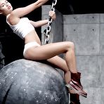 Fourth pic of Miley Cyrus Powerful Naked Wrecking Ball Photos