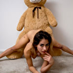 Third pic of Mia Valentine Fun with a Big Teddy