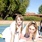 Second pic of Daphne Dare shares the tennis coach with Cleo Clementine and Daisy Stone