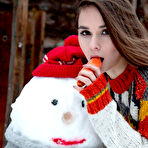 Fourth pic of Leona Mia Fun With the Snowman